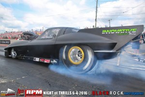 Casey Stemper Vette Pro Mod, Atco Raceway Night Of Thrills With NEOPMA