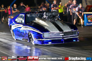 Kevin McCurdy of Hard Racing Pro Mod Champion