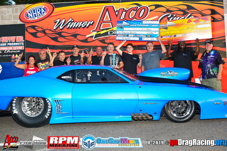 Team Harry Pappas Aand Dean Marinis Winners Circle Atco Raceway Neopma Pro Mods Northeast