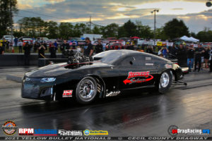 Mike Decker Jr on his way to the YellowBullet Nationals Pro Mod Championship Title