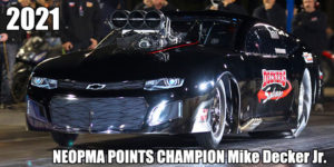 Mike Decker Jr. 2021 NEOPMA Points Champion