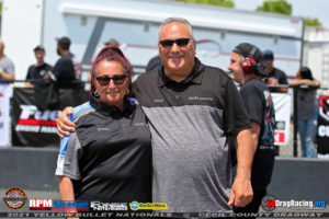 Donna and Jimmy Curci NEOPMA Announcer And Assistant Race Director