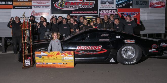 Mike Decker Jr, Winner at Empire Dragway with NEOPMA Pro Mods