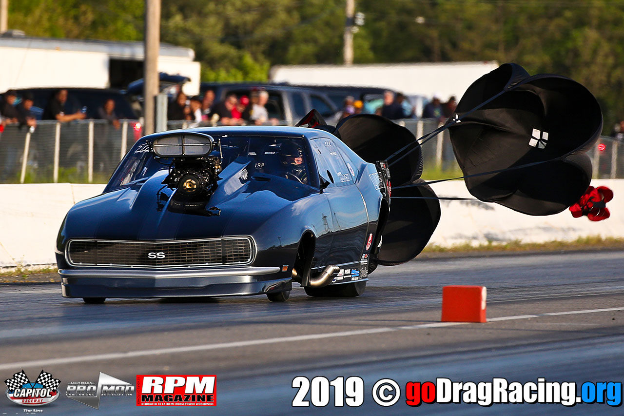 Chuck Ulsch, NEOPMA Pro Mod Champion Capitol Raceway 4-27-2019
