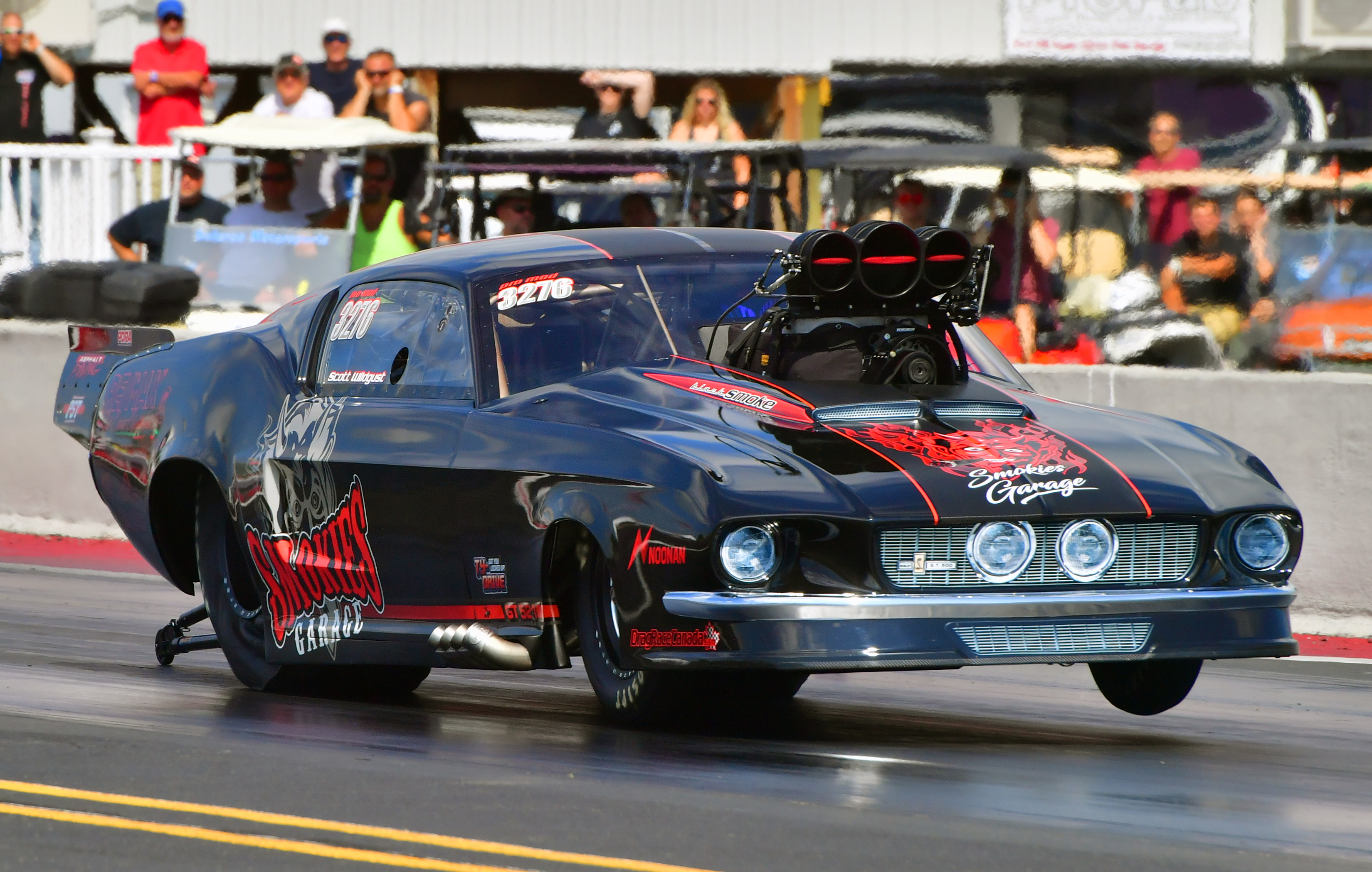 Scott Wildgust' screw-blown Smokie’s Garage ’67 Mustang Pro Mod